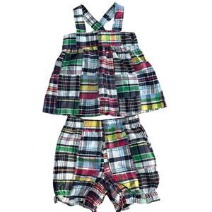 KELLYS KIDS Plaid Patchwork Outfit Size 2T